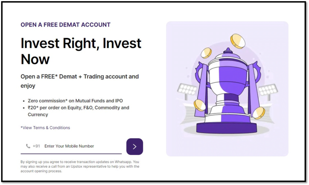 How to Create New Upstox Account | Step by Step Guide With Screenshot 1