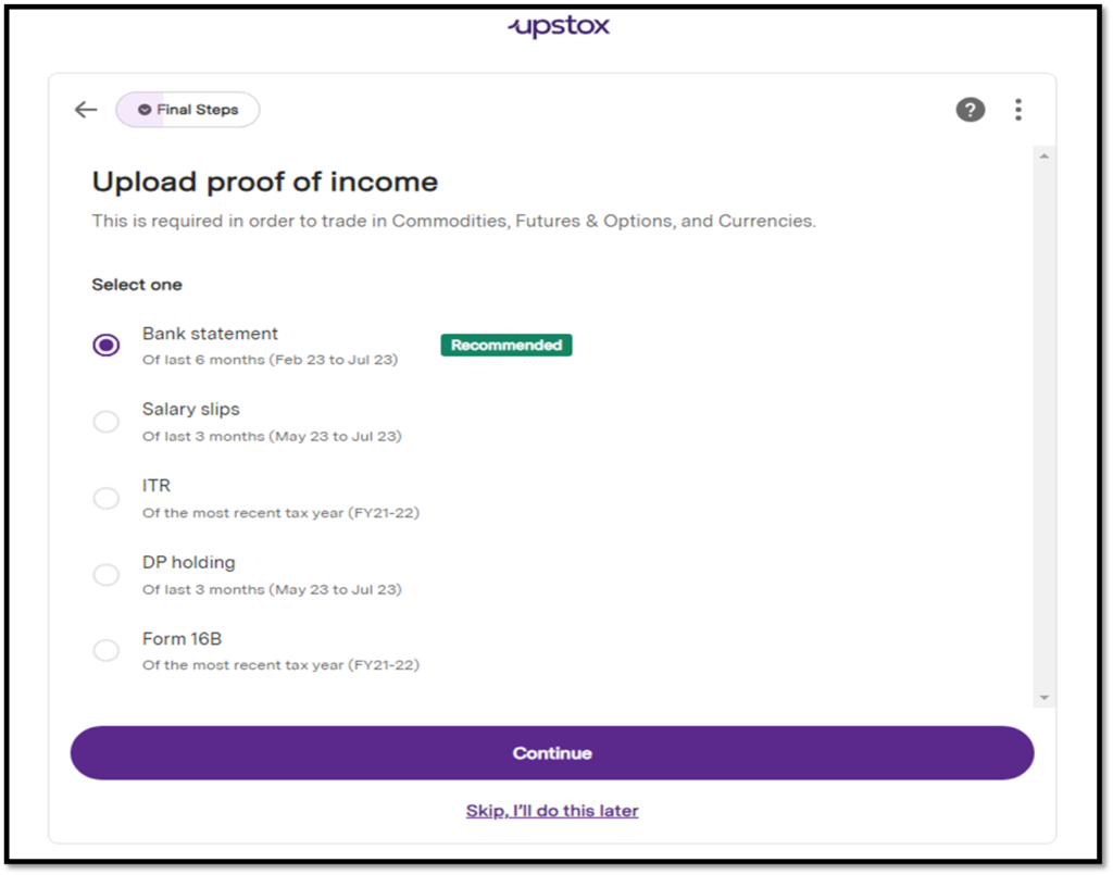 How to Create New Upstox Account | Step by Step Guide With Screenshot 30